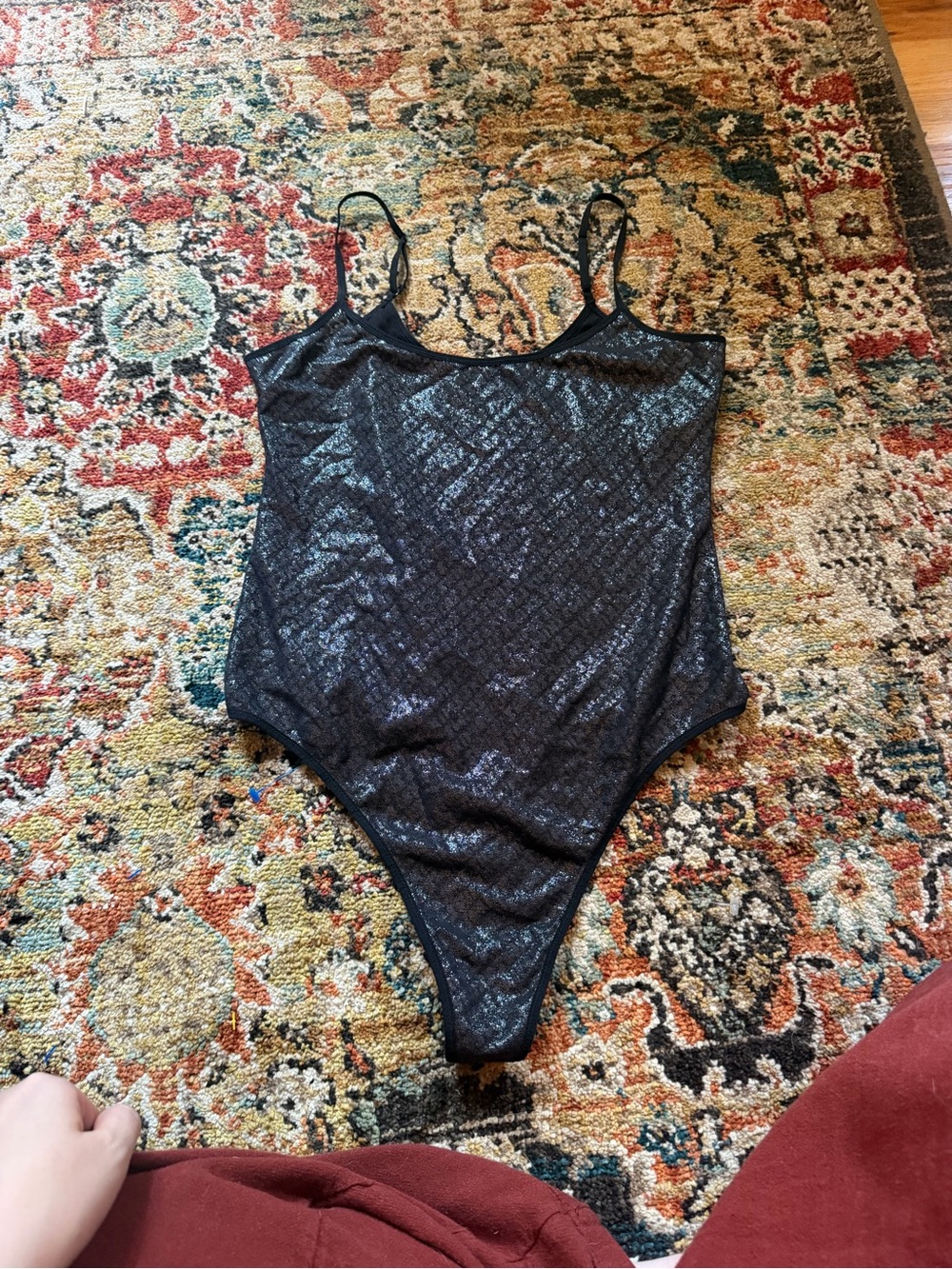 Skims shimmer bodysuit